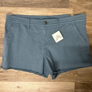 prAna Sancho Shorts High Tide Blue Women’s Size 14 Length 5” NWT